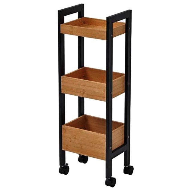 Этажерка для ванной на колёсиках 