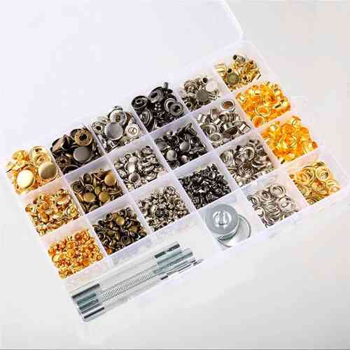 Набір для встановлення фурнітури 305 предмета, кнопки люверси хольнітени Вінниця