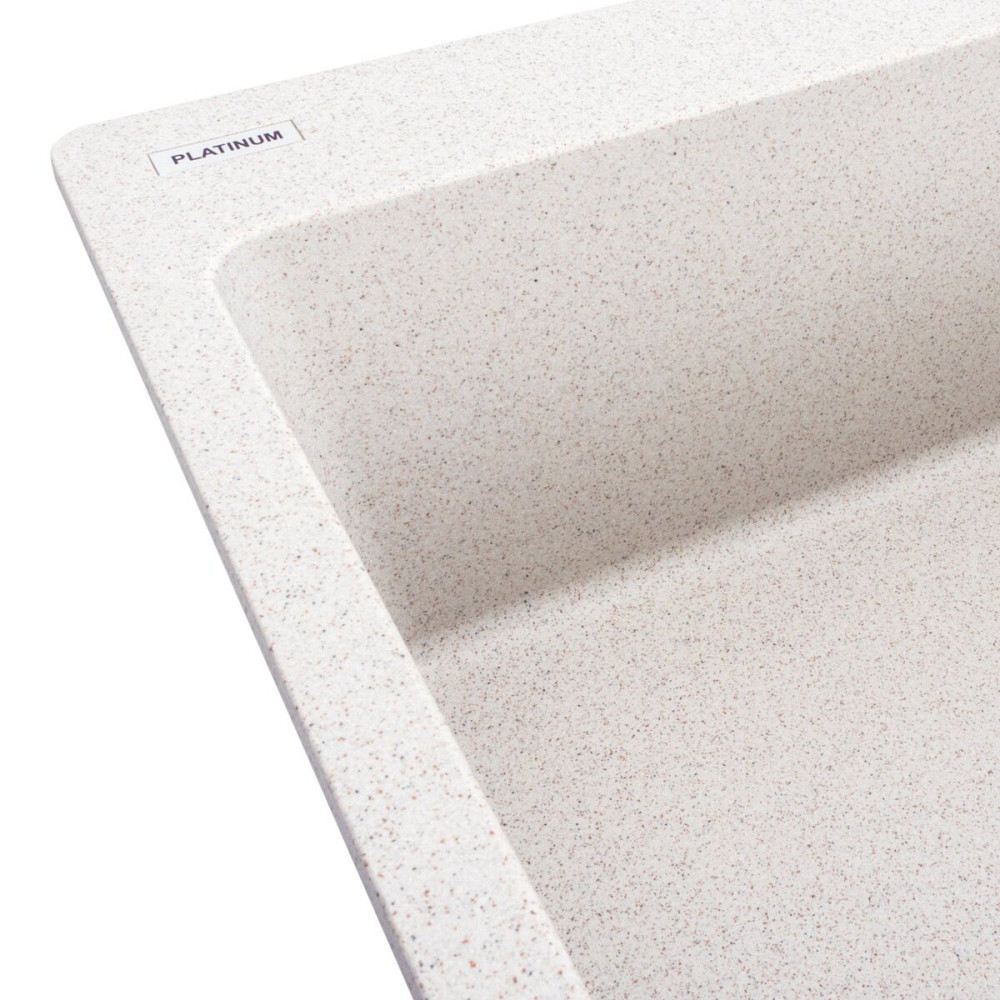 Гранітна мийка для кухні Platinum 7850 Bogema матова (топаз) Коломия - фото 4