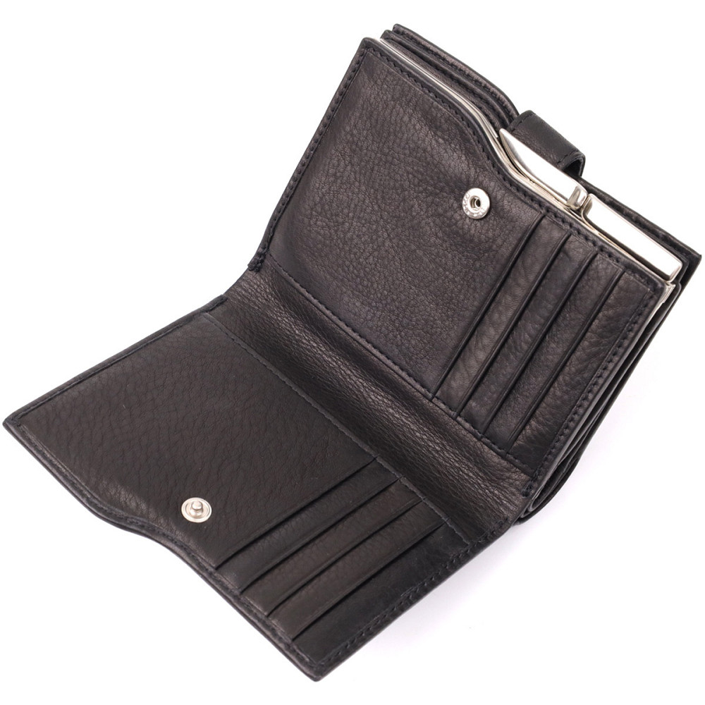 Жіночий вертикальний гаманець з натуральної шкіри Tony Perotti 20842_1 (2656 nero) Чорний Київ - фото 9