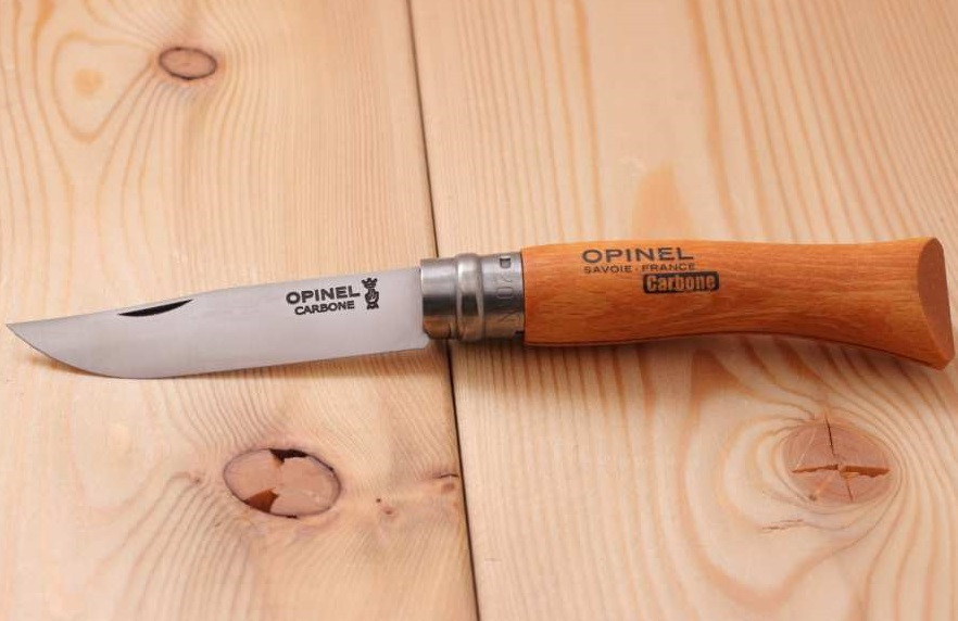 Кухонний Ніж універсальний Opinel "Carbon Steel No.7" (113070) Вуглецева сталь Нововолинськ - фото 2
