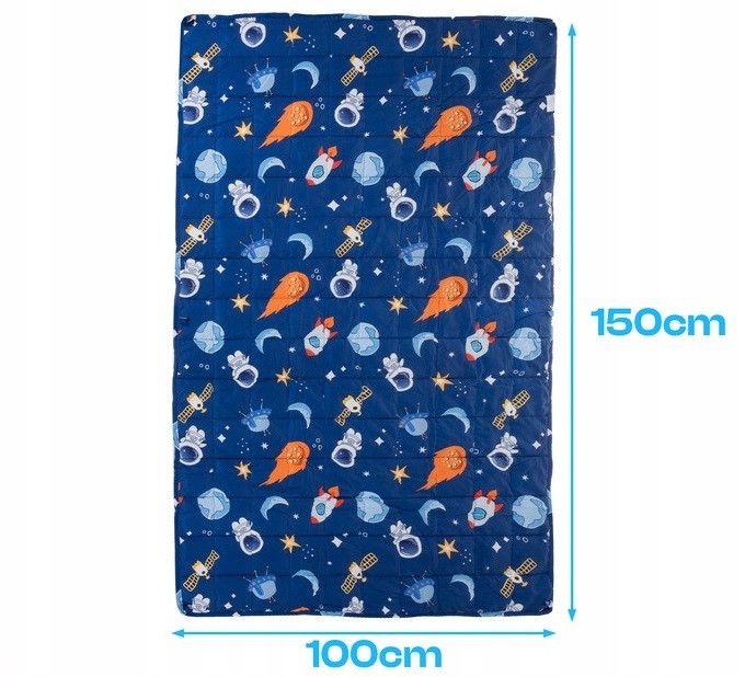 Ковдра обтяжена 4 кг гравітаційна 150х100 см дитяча Isomedix (26897) Нововолинськ - фото 9