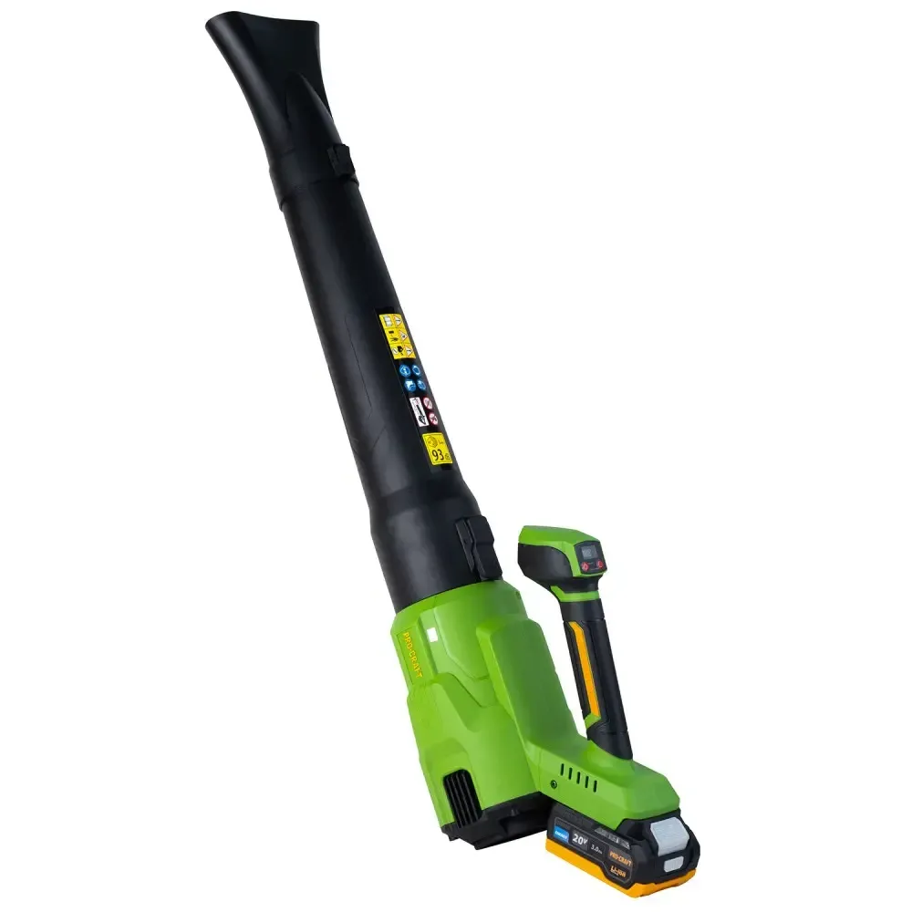 Аккумуляторная воздуходувка Procraft 1 АКБ и зп, Воздуходувка бесщеточная аккумуляторная 20 В 3Ач, Воздуходувка PB26 Львов - изображение 8