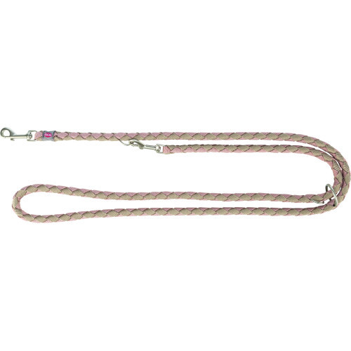 Повідок Trixie Cavo для собак регульований S–M 2 м діаметр 12 мм рожево-пісочний Київ - фото 1