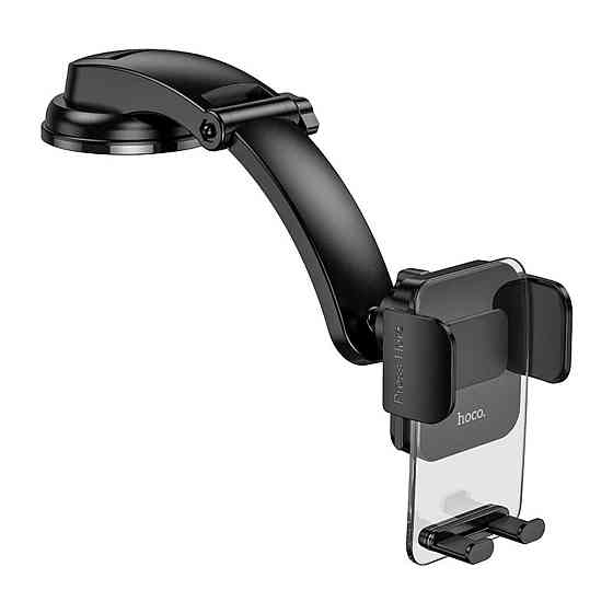 Тримач для мобільного HOCO CA118 Delicate press type center console car holder Space Black Киев