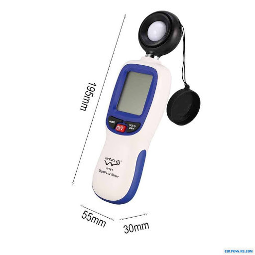 Цифровий люксметр (вимірювач освітленості + термометр) Bluetooth 200000 Lux WINTACT WT81B Чернігів - фото 3