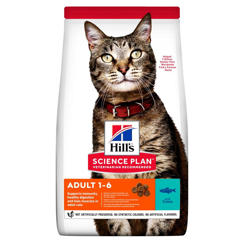 Hills Science Plan Feline Adult 1-6 Tuna (Хиллс СП Филайн Эдалт 1-6 Тунец) для взрослых кошек 1-6 лет 10 кг Запорожье - изображение 1