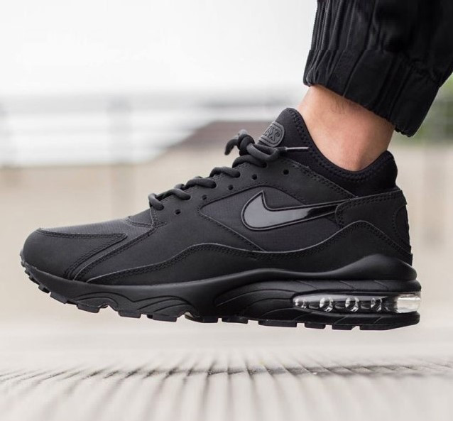 Чоловічі Чорні Термо Кросівки Nike Air Max Шкіряні Найк Єврозима (розміри: 41,42,43,44,45) — 93-1 Відео Огляд Дніпро - фото 1