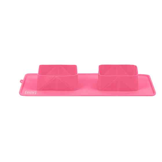 Миска складана WAUDOG Silicone,385х230х50 мм рожевий Коломыя