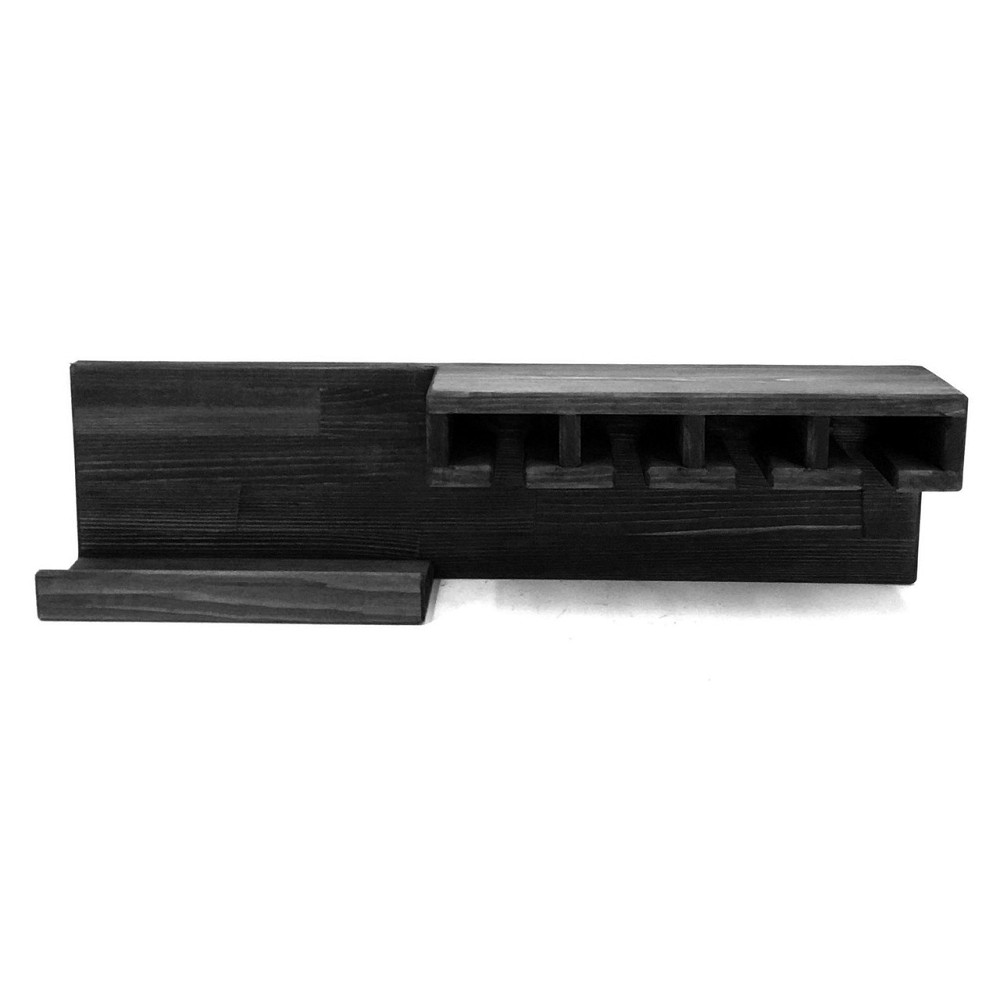 Настінна винна полиця "Каторі" венге Миколаїв - фото 1