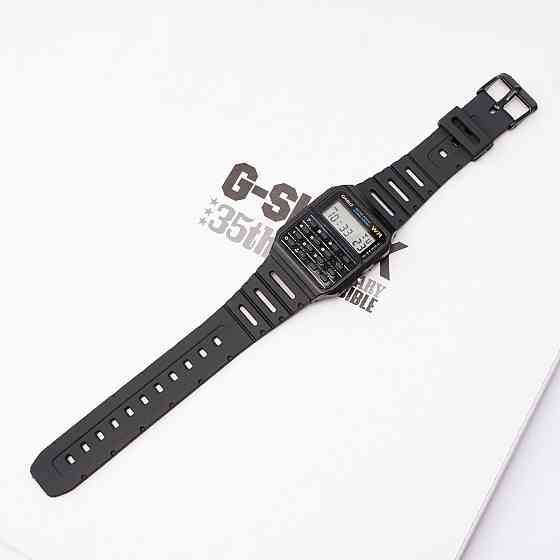 Ремінець для Casio G-Shock CA-53W 20 mm Black SI SBR Київ