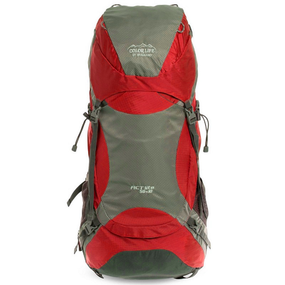 Рюкзак туристичний каркасний COLOR LIFE 174 60л нижній вхід червоний Київ - фото 2