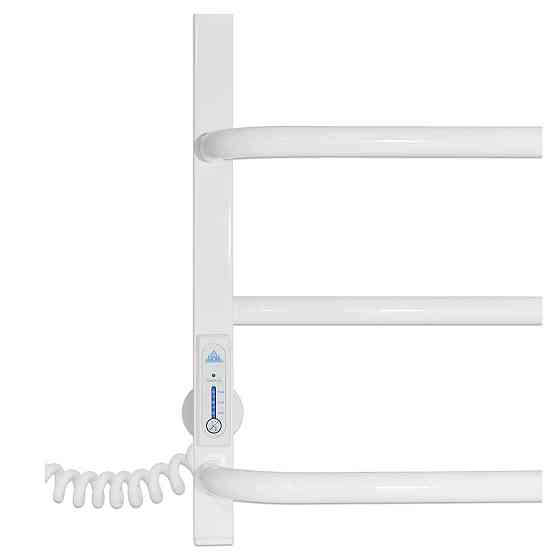 Електричний полотенцесушитель Laris Зебра Комфорт ЧК6 500Х600 Е білий колір Київ