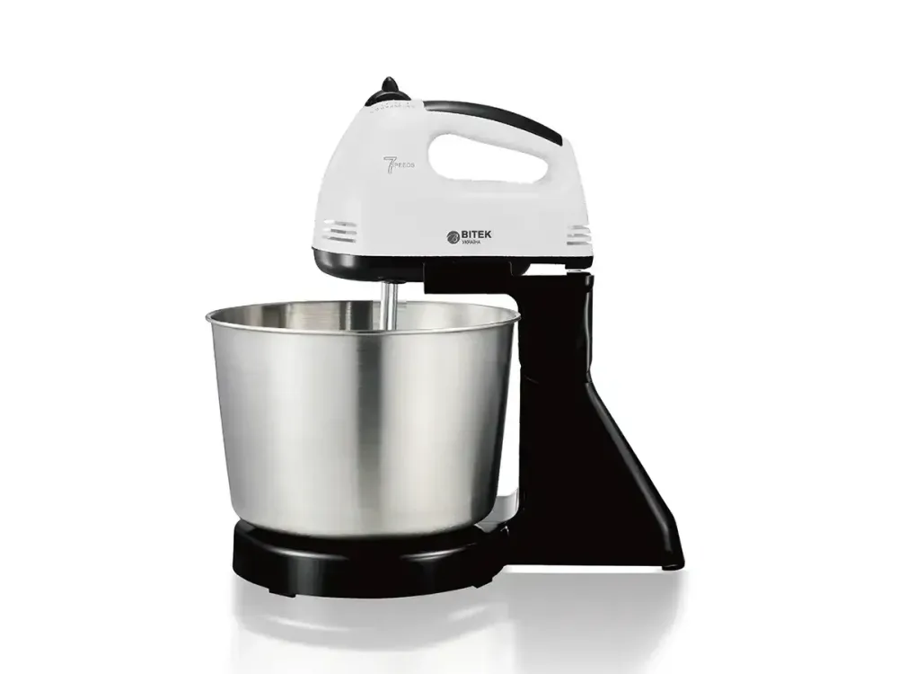 Міксер стаціонарний 250Вт металева чаша BITEK BT-6637B Одеса - фото 6
