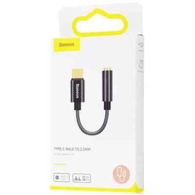 Перехідник USB-C M to 3.5mm F 0.1m black Baseus (CATL54-01) Вінниця