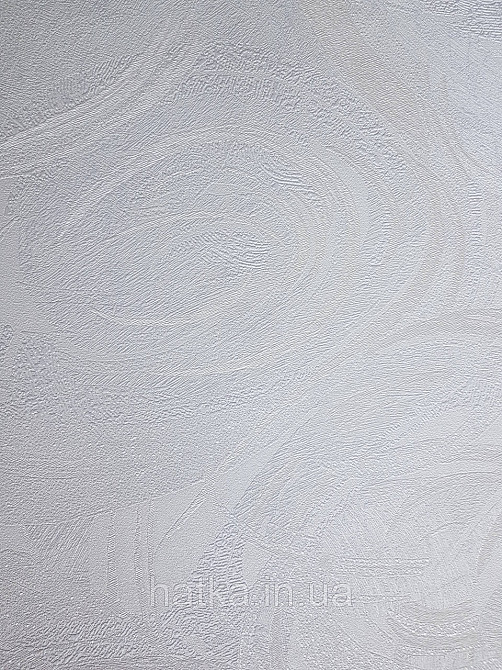 Обои виниловые на флизелине Grandeco Illusion метровые абстракция геометрия круги мазки белые молочные серебро Киев - изображение 3