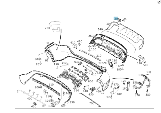 Mercedes-Benz  A1568853522 Нова кришка буксирного вуха GLA X156 Одесса