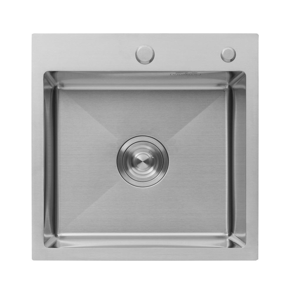 Кухонная мойка с нержавеющей стали Kroner KRP Gebürstet - 4545HM (3.0/1.0 мм) Киев - изображение 1