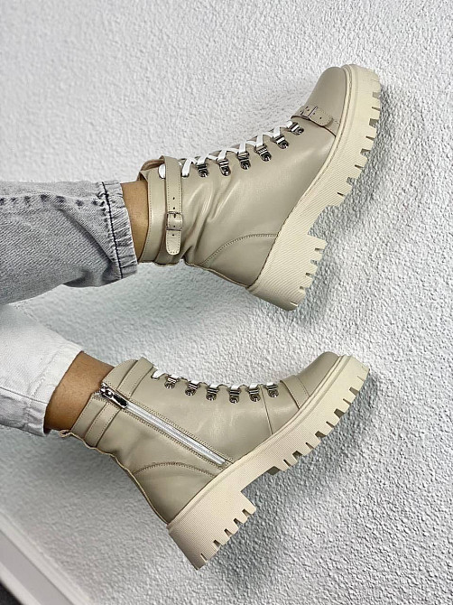 Без бренда Черевики жіночі ARLEN БК-Брук бежеві (зима, шкіра натуральна) (4853) 35-40 39 Коломия - фото 5