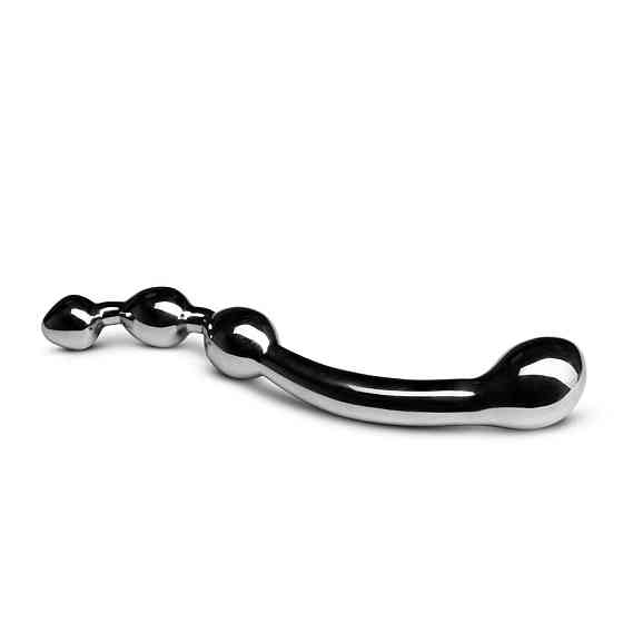 Анально-вагінальний стимулятор Sinner Gear Unbendable – Multi-Stim Pleasure Wand Metal Anal Dildo Sex Aura Київ