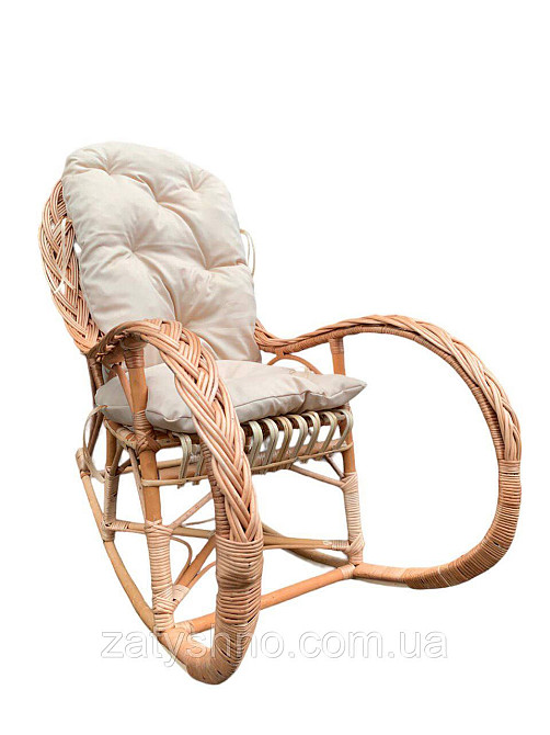 Качалка детская плетеная с подушкой Киев - изображение 4
