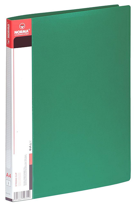 Папка з притиском A4 "Norma" 5034-04N + кишеня 2см зелена, шт Київ - фото 1