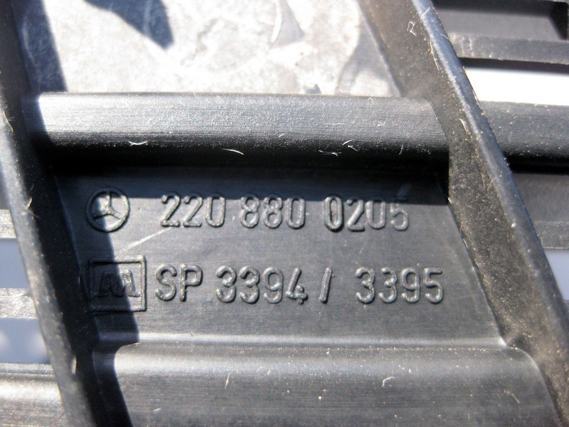 Mercedes-Benz  A2208800205 Решітка капота верхня S-Class W220 CL C215 Одеса - фото 3