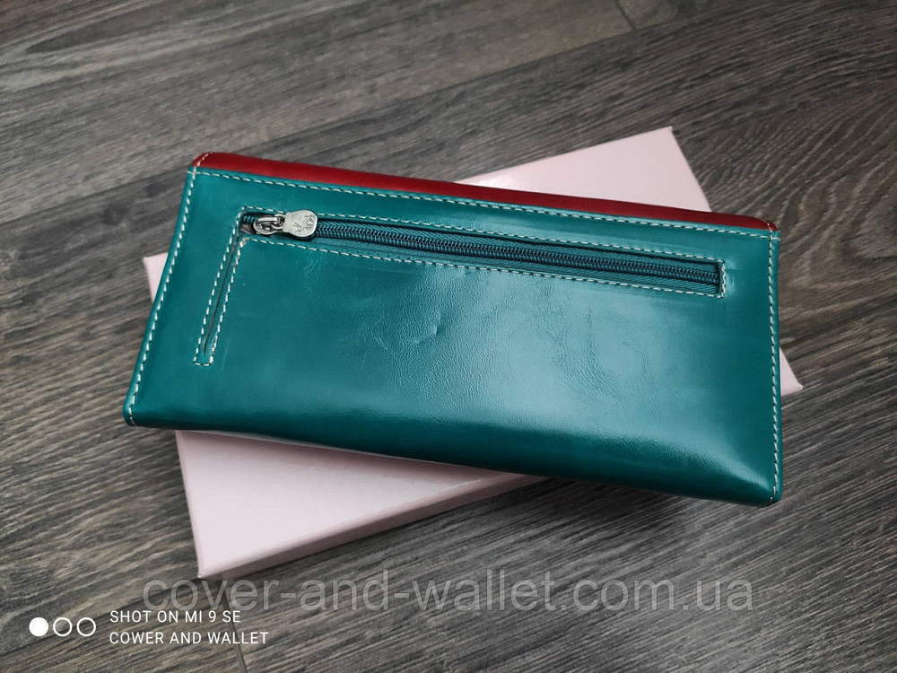 Класичний жіночий гаманець червоного кольору на магнітній фіксації Marco Coverna 2-6061 Київ - фото 6