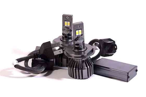 Комплект світлодіодних ламп FocusBeam H4 12-24V 110W/set 6500K +100% more light Харків