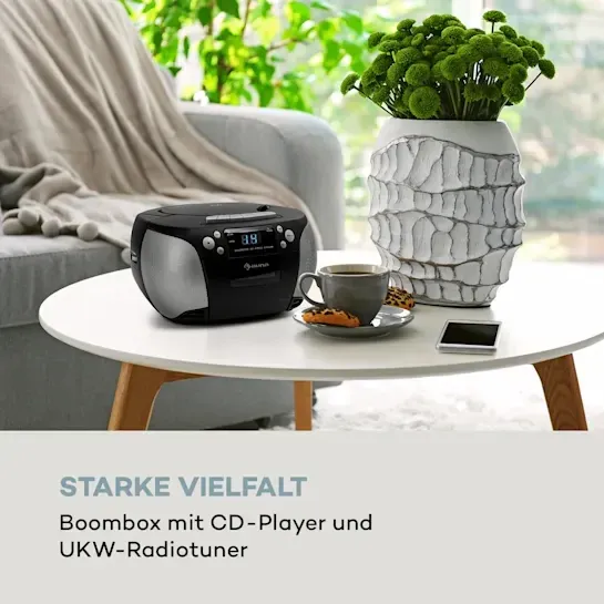 Бумбокс Auna Harper CD Boombox з Німеччини Уцінка Дніпро - фото 3