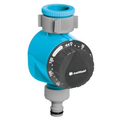 Таймер для полива Cellfast IDEAL механический, до 120 мин, подключение 3/4-1" (52-090) Винница - изображение 1