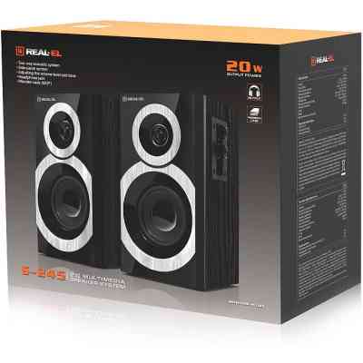 Акустическая система REAL-EL S-245 Black (EL121200015) Винница