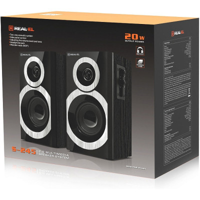 Акустическая система REAL-EL S-245 Black (EL121200015) Винница - изображение 3