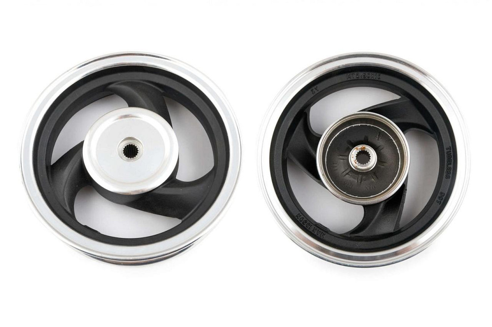 Диск колеса 2,50 * 10 (зад, барабан) (легкосплавний, 19 шліців) ST Мукачево - фото 1