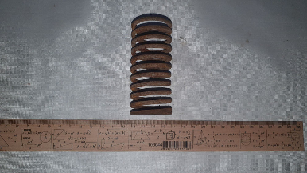 Пружина стиснення 39.3х86х3.5 мм. СССР. Харків - фото 2