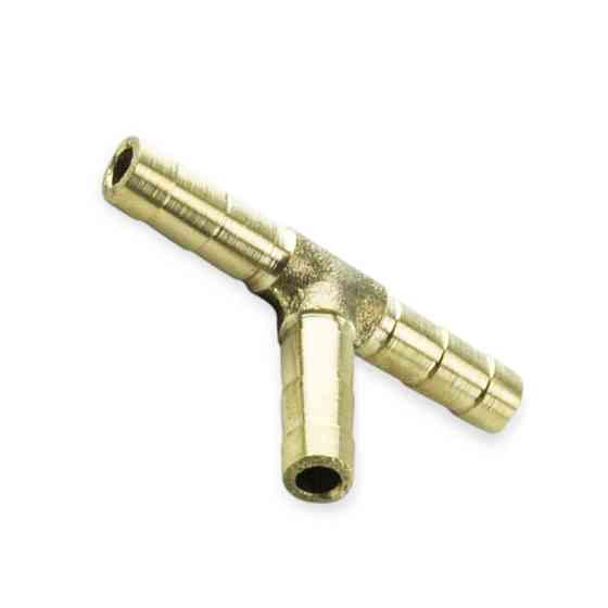 Штуцер-перехідник 6х6х6 латунь (трійник) Мукачево