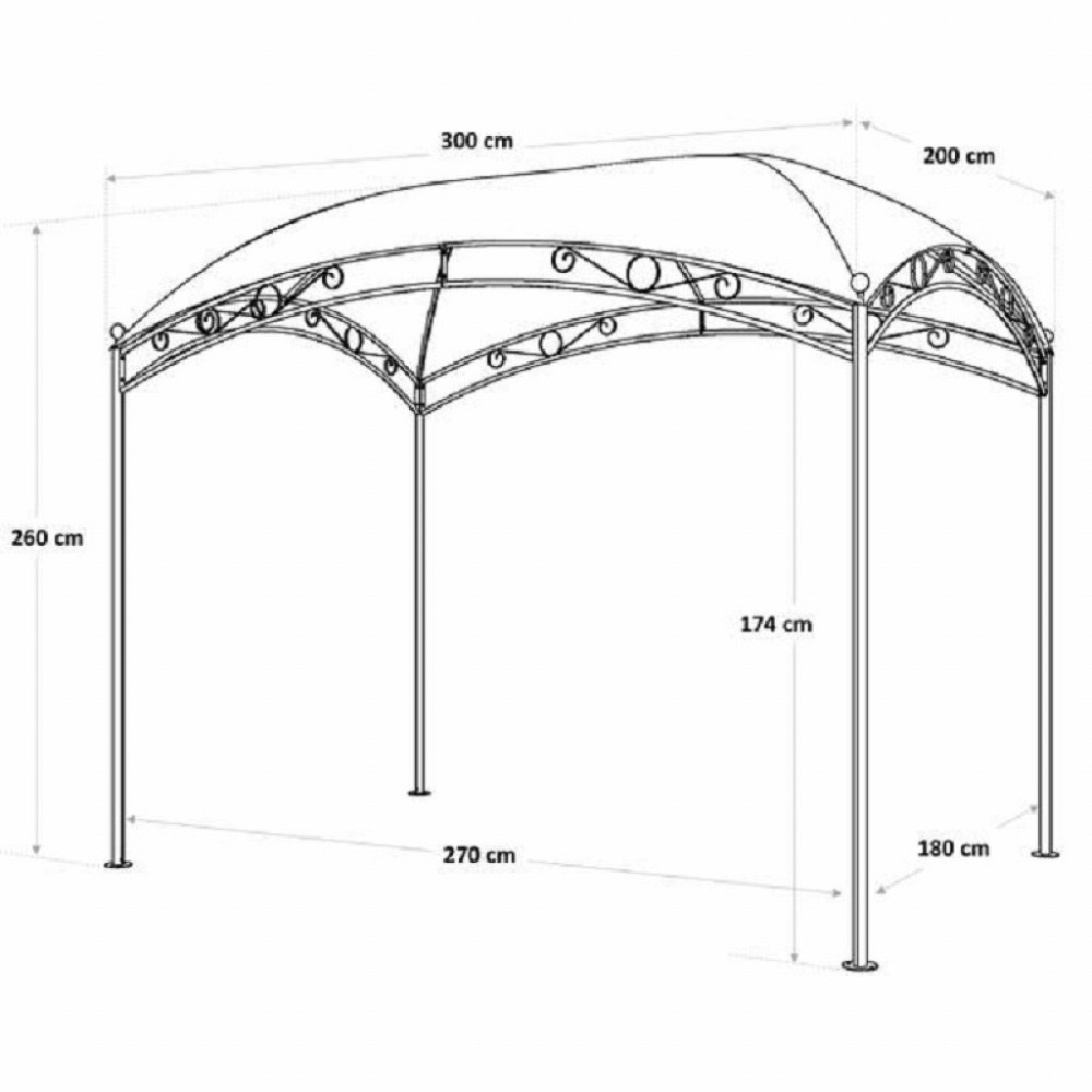 Павильон садовый 2х3 м. Occo Киев - изображение 4