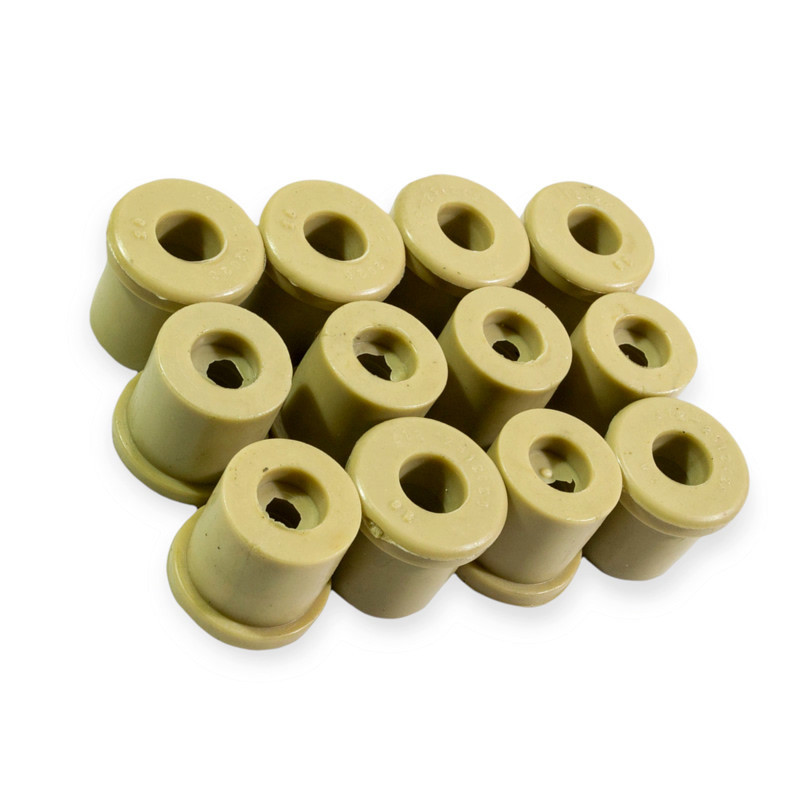 Втулка Москвич 408, 412, 2140, ИЖ-ОДА 2717, 27175 полиуретан (к-кт 12 шт) 80945 рессоры Мукачево - изображение 1