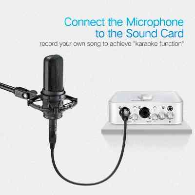 Кабель мультимедийный XLR M to XLR F 5.0m AV130 black Ugreen (20712) Винница