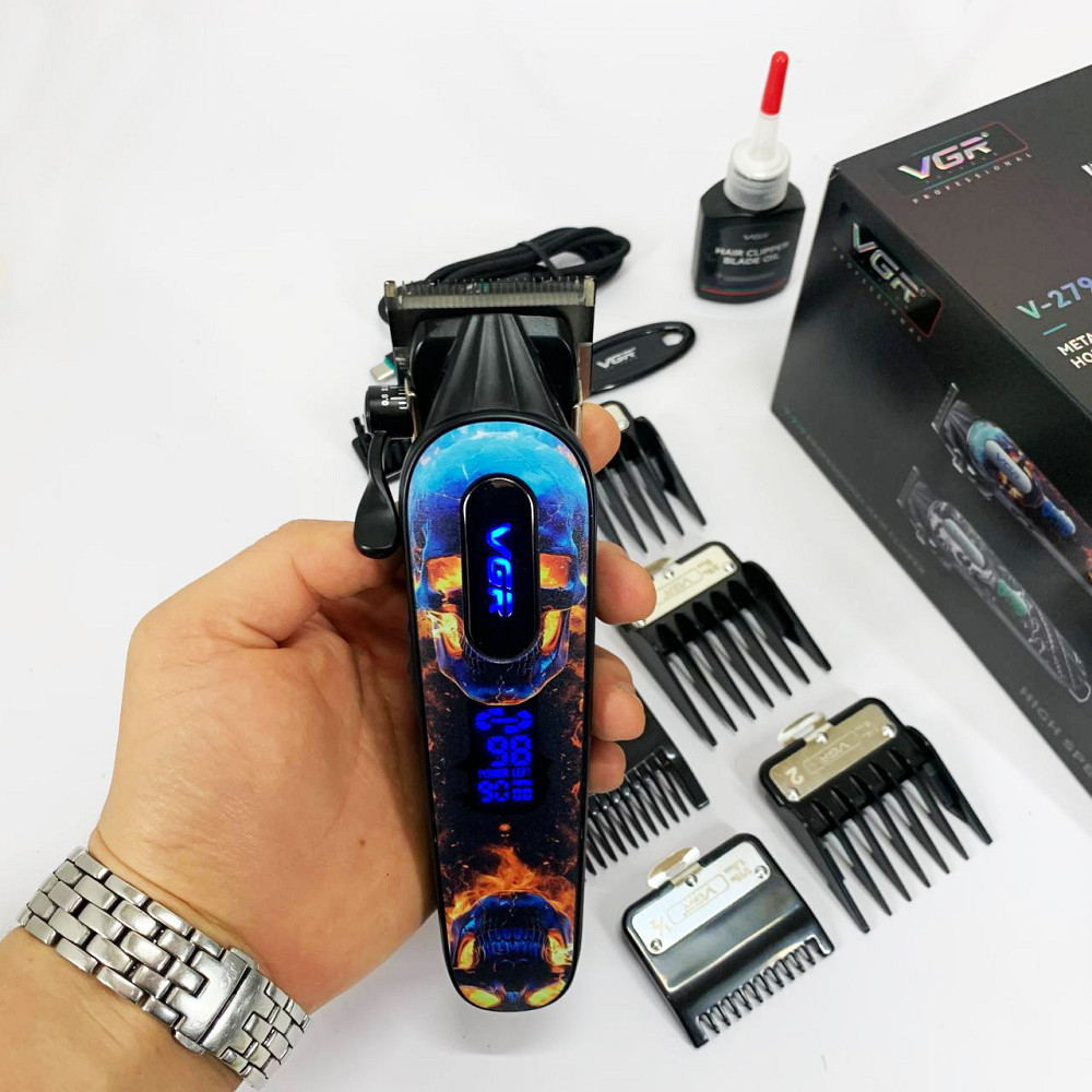 Універсальний тример для чоловіків VGR V-279 RED, Машинка для стрижки волосся електрична NQ-18 Львів - фото 3