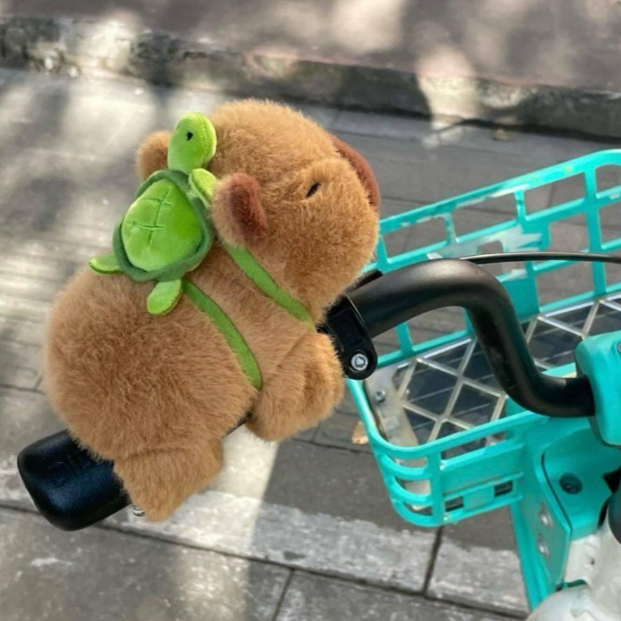 Мягкая игрушка браслет на руку Капибара с рюкзачком 15 см Киев - изображение 3