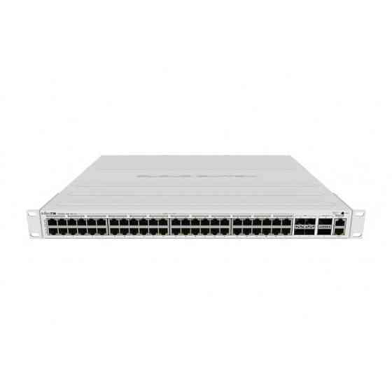 Комутатор Mikrotik CRS354-48P-4S+2Q+RM, 48xGE PoE+,4xSFP+, 2xQSFP+, 750W max, L3 (CRS354-48P-4S+2Q+RM) Киев