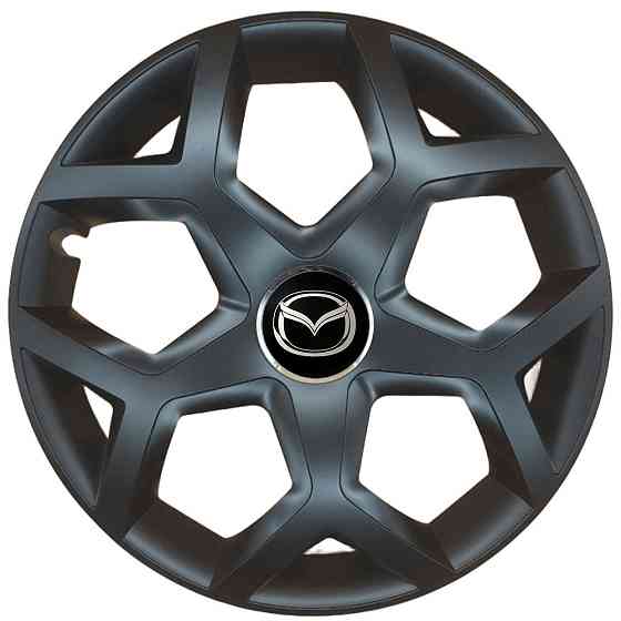 Автомобільні модельні ковпаки R16 SJS Mazda 435 4шт, чорні Вінниця