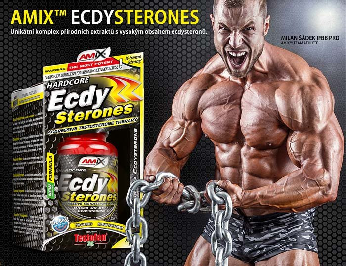 Бустер тестостерона Amix Nutrition Ecdy-Sterones 90cps BOX Луцк - изображение 2