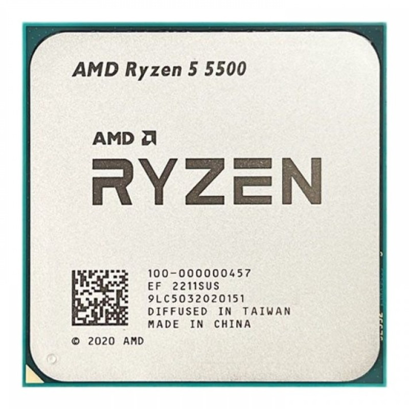 Процесор AMD Ryzen 5 5500 (3.6 GHz 16 MB 65 W AM4) Multipack (100-100000457MPK) ( Для настільного ПК ) Харків - фото 1