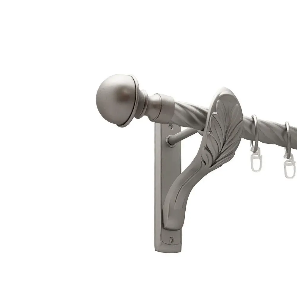 Карниз Orvit Бостон металевий однорядний ретро скручена труба кільце металеве Сатин 25 мм 200 см (00-00011380) Львів - фото 1