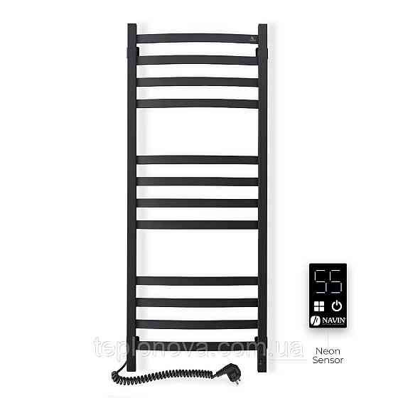 Полотенцесушитель электрический Navin Avalon 480х1200 Sensor левый, черный муар Черновцы