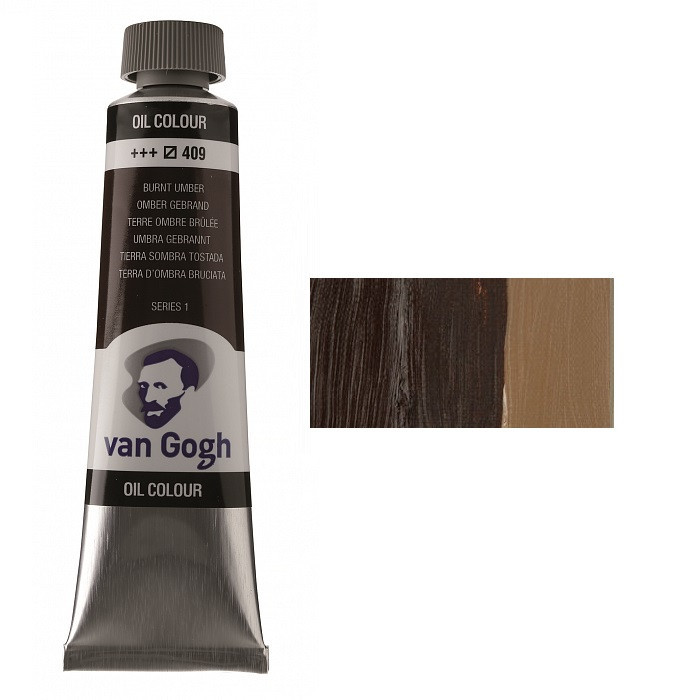 Фарба олійна VAN GOGH (409) Умбра палена 40 мл Royal Talens Київ - фото 1