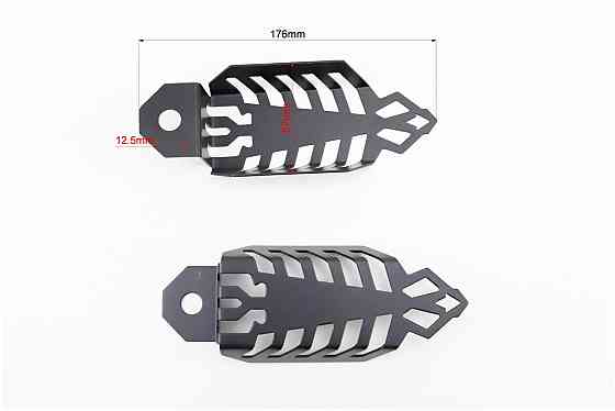 Захист заднього амортизатора універсальна TUNING, ЧОРНИЙ, к-кт 2шт Київ