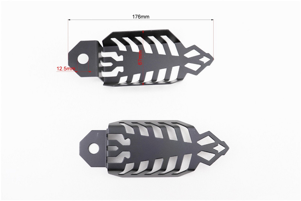 Захист заднього амортизатора універсальна TUNING, ЧОРНИЙ, к-кт 2шт Київ - фото 2